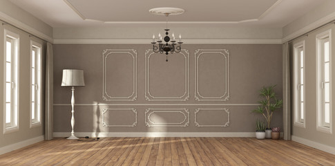 Wall Mural - Empty room in classic style