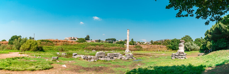 Canvas Print - Temple of Artemis in Ephesus Ancient City