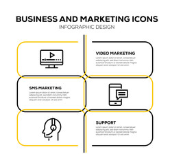 Poster - BUSINESS AND MARKETING ICON SET