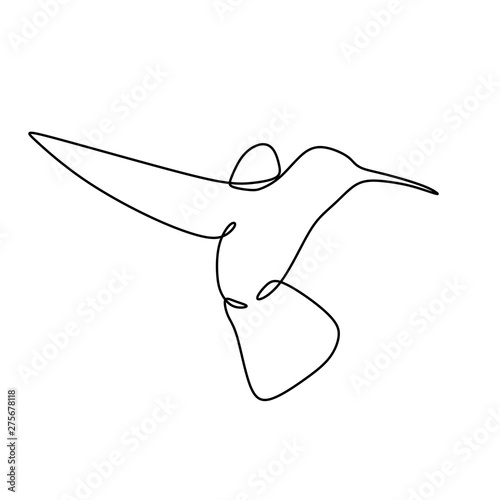 Bird One Line Drawing Continuous Lineart Minimalist Design On White Background Buy This Stock Vector And Explore Similar Vectors At Adobe Stock Adobe Stock
