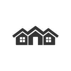 Aufkleber - Home icon template black color editable. House symbol vector sign isolated on white background. Simple logo vector illustration for graphic and web design.