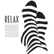PriA relaxation graphic that can also be used as an icon.  Great for vacation poster. nt