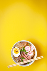 Canvas Print - Japanese nodle soup ramen