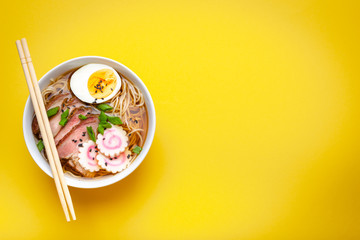 Canvas Print - Japanese nodle soup ramen