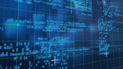 Poster - screen filled with computer codes
