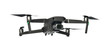 © Dmitry Lobanov - New dark grey drone quadcopter with digital camera and sensors flying on white
