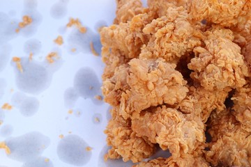 Poster - Fried chicken at street food