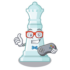 Sticker - Gamer chess queen in the cartoon shape