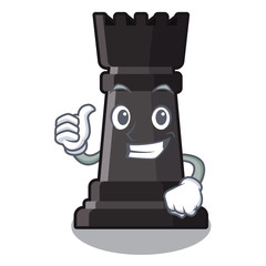 Sticker - Thumbs up rook chess isolated in the mascot