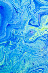 Fototapeta Colorful fluid art, abstract acrylic background,  abstract fluid acrylic painting