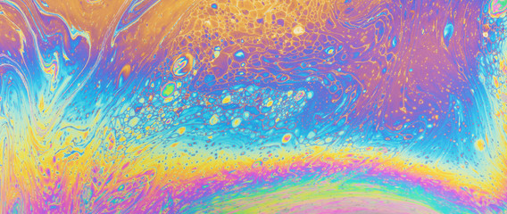 Colorful oil slick art abstract background backdrop rainbow photo texture design