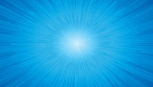 Vector Abstract Blue Rays Background.