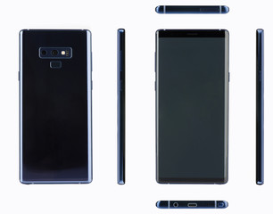 Wall Mural - Mockup of new modern smartphone with buttons