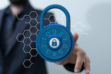 security data code digital in hand