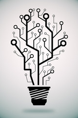 Aufkleber - Idea, innovation and growth concept