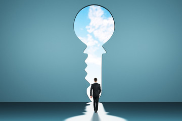 Wall Mural - access and success concept