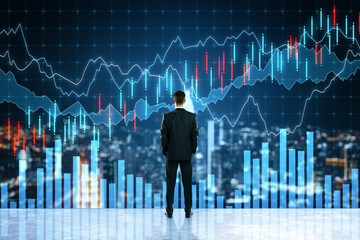Aufkleber -  Trade and research concept
