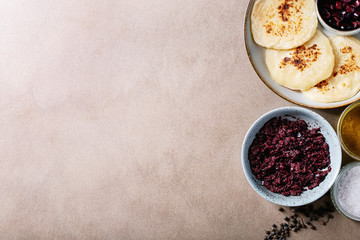 Olive tapenade served with homemade bread