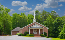 Small Baptist Church In A Rural Setting