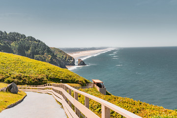 Wall Mural - view of the coast