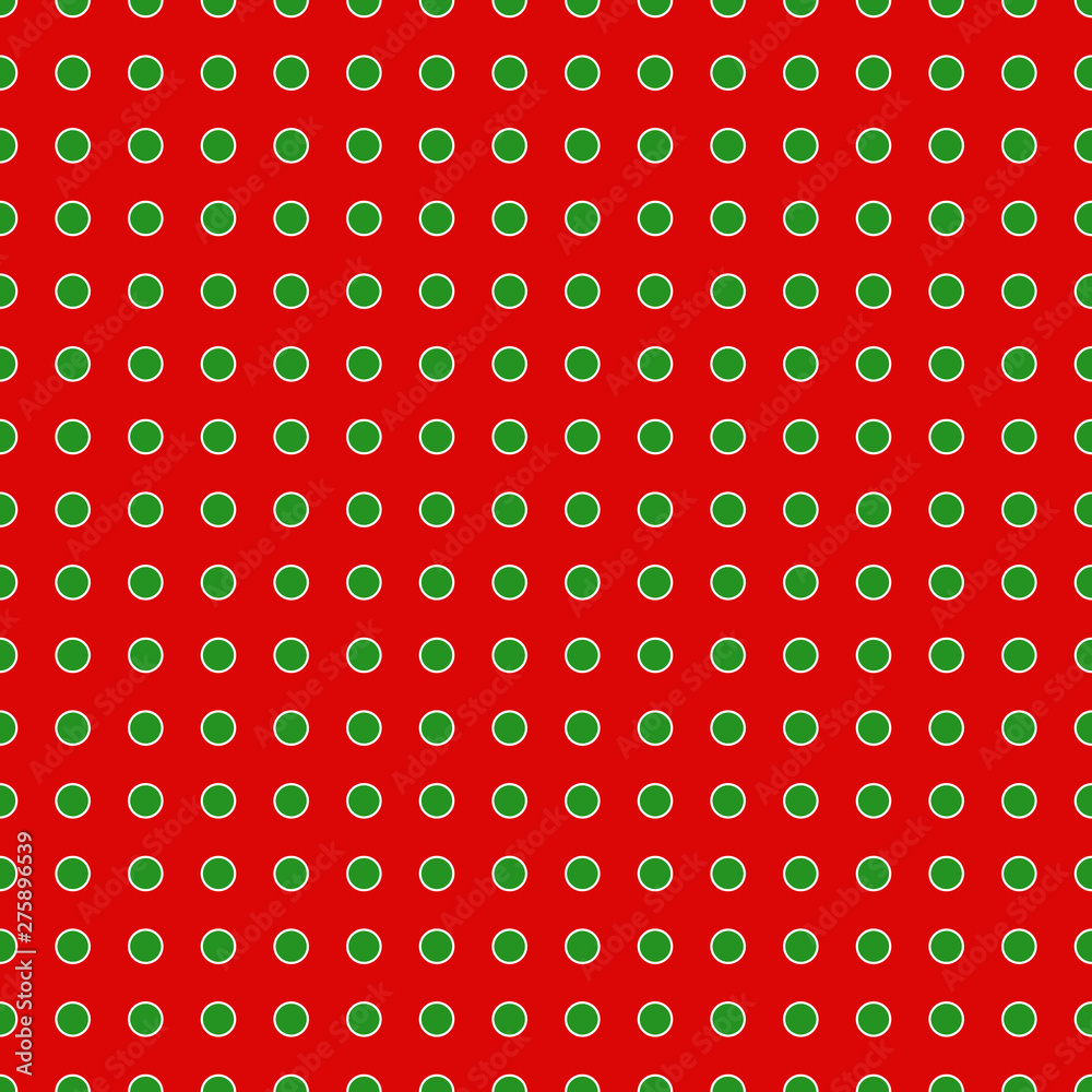 Green And Red Polka Dot Blanket
