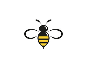 creative abstract bumblebee logo design vector symbol illustration