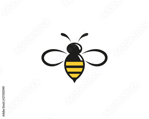Fotografía Creative Abstract Bumblebee Logo Design Vector Symbol Illustration