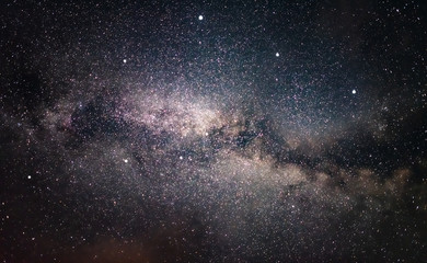 Wall Mural - milky way galaxy in the night sky. starry sky