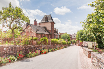 Wall Mural - Collonge la Rouge, one of the most beautiful villages of France