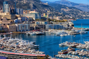 Wall Mural - Monaco Monte Carlo And Port