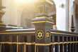 Star of David, Jewish symbol on wood in synagogue