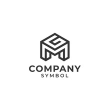 Initial/monogram Letter Mg Gm Logo Design