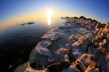 Canvas Print - sea ice natural scenery