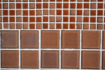 Wall tile, close up detail In two different sizes