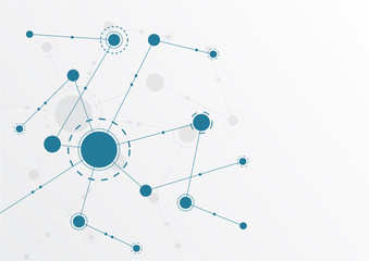 abstract geometric connect lines and dots.simple technology graphic background.illustration vector d