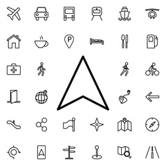 Aufkleber - Cursor icon. Universal set of navigation for website design and development, app development