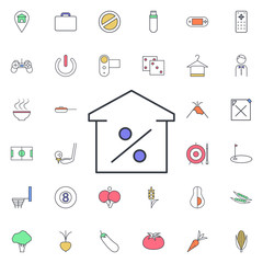 Aufkleber - Mortgage icon. Universal set of web for website design and development, app development