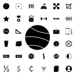 Aufkleber - planet icon. Universal set of web for website design and development, app development