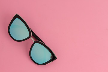 sunglasses with blue crystals