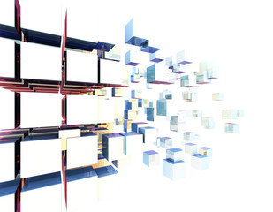Wall Mural - Digital technology information, network data transmission and electronic technology