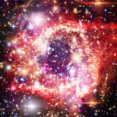 galaxy, nebula and gas. the elements of this image furnished by nasa.