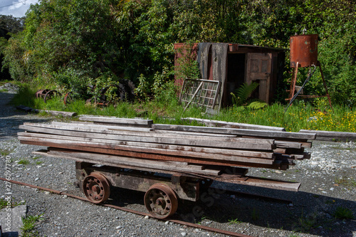 Timber Shanty Town Goldmine Museum New Zealand Historic Gold Town Stock Photo Adobe Stock