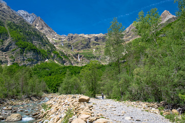 Poster - National Park of Ordesa and Monte Perdido. Valley of Pineta, Bielsa, Spain.