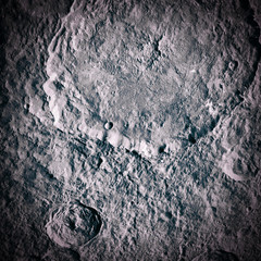 Craters, planet surface. Moon. Vignette. Elements of this image furnished by NASA