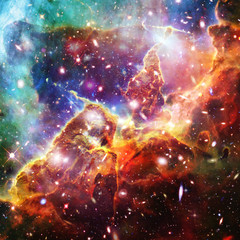 Wall Mural - cosmic galaxy background. stars and cosmic gas.the elements of this image furnished by nasa.