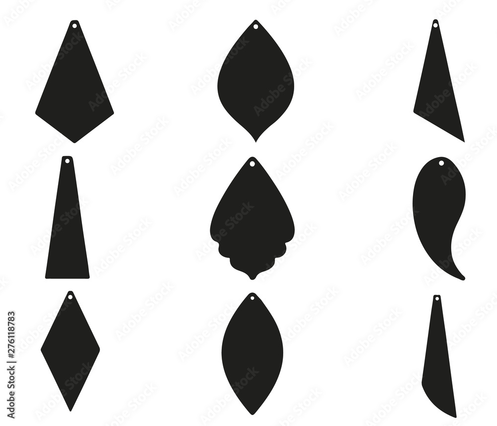 tear-drop-earrings-pendant-laser-cut-template-earrings-with-hole-jewelry-making-vector-illustration-stock-vector-adobe-stock for Free Printable Leather Earring Template Tear drop earrings. Pendant. Laser cut template. Earrings with hole. Jewelry making. Vector illustration Stock Vector | Adobe Stock for Free Printable Leather Earring Template