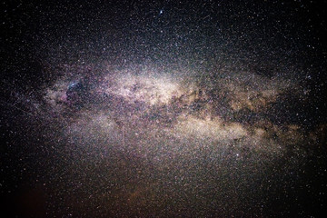 Wall Mural - milky way galaxy in the night sky. starry sky