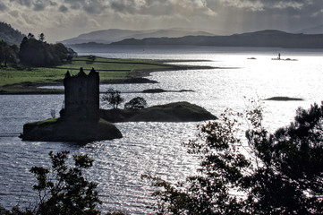 Wall Mural - Castle Stalker, Loch Linnhe, Scottish Highlands