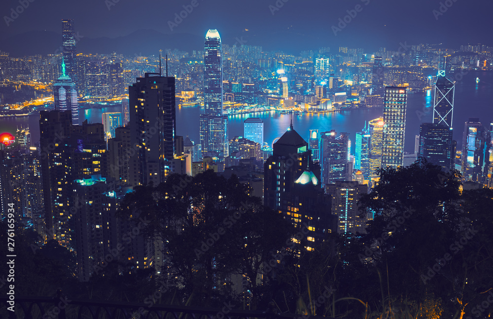 Valokuva View of Hong Kong and Victoria Harbour