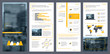 © Cifotart - Flyer creative vertical design. Brochure template.